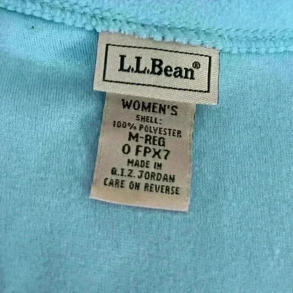 LL Bean blue fleece vest - Picture 3 of 3